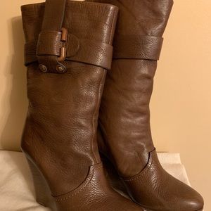 Authentic Chloe Leather Boots size 36 1/2